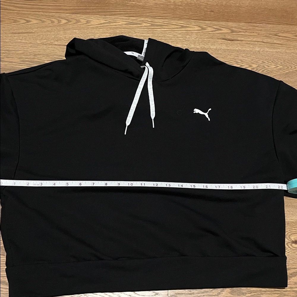 Puma Women’s Black Pullover Hoodie - Picture 4 of 4